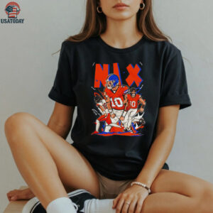 Bo Nix Cartoon Style Denver Football shirt