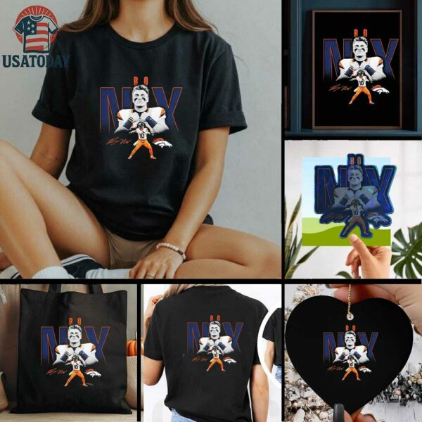 Bo Nix Denver Broncos Humble Shadow player siganture shirt