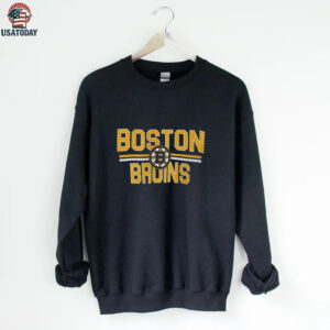 Boston Bruins Mesh Look Team Name Logo Shirt