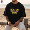 Boston Bruins Mesh Look Team Name Logo Shirt