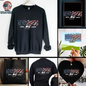 Brad Keselowski Heather BuildSubmarines.com Patriotic Car T Shirt