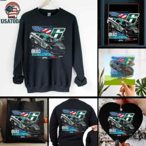 Brad Keselowski RFK Racing BuildSubmarines.com Patriotic Car T Shirt