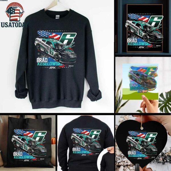 Brad Keselowski RFK Racing BuildSubmarines.com Patriotic Car T Shirt