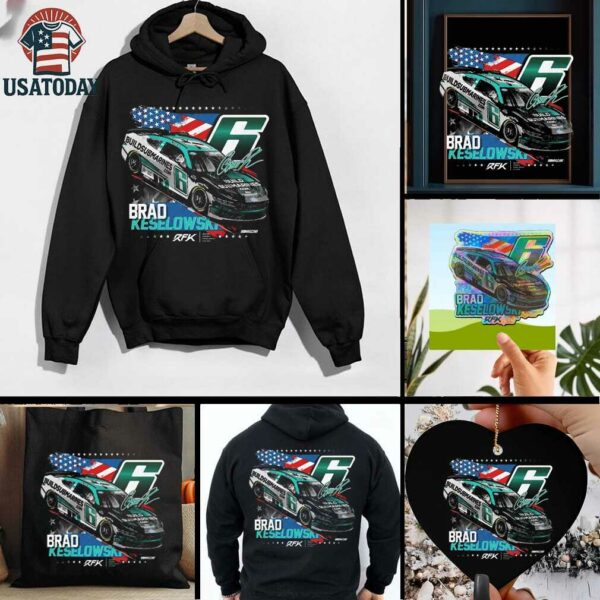 Brad Keselowski RFK Racing BuildSubmarines.com Patriotic Car T Shirt