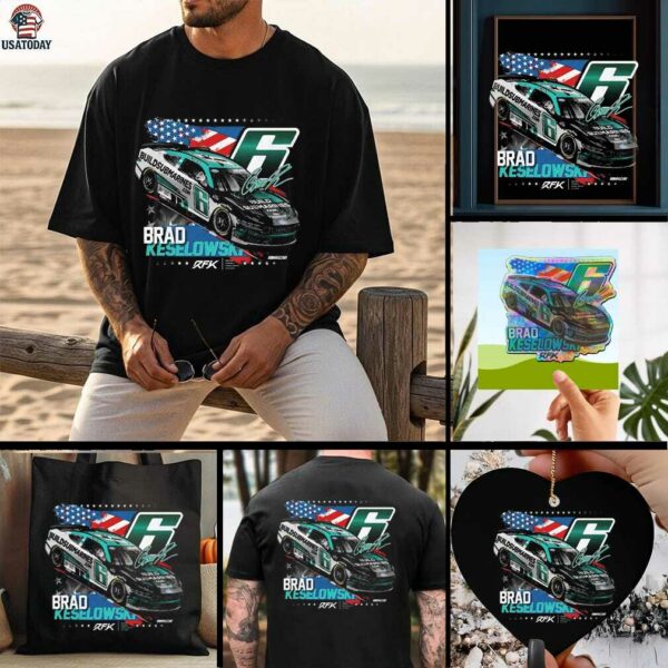 Brad Keselowski RFK Racing BuildSubmarines.com Patriotic Car T Shirt