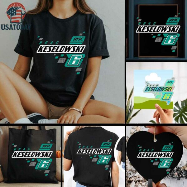 Brad Keselowski RFK Racing Charcoal #6 Lifestyle T Shirt