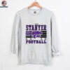 Brad Stanyer K State Wildcats Ash NIL Striped Short Sleeve Player T Shirt