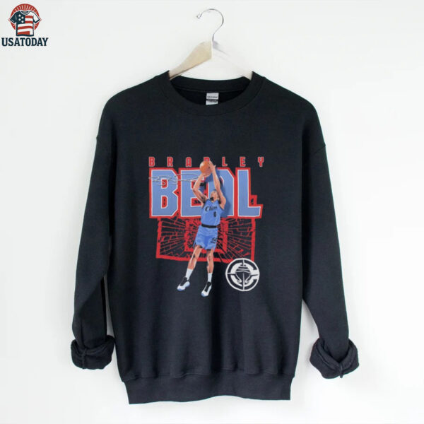 Bradley Beal Los Angeles Clippers shattered autographed shirt