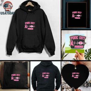 Breast Cancer Awareness Heartbeat Pink Out Green Bay Packers shirt