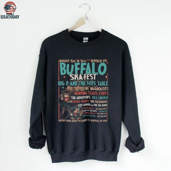 Buffalo Ska Fest 2025 August 15 16 At Buffalo Iron Works New York Betty Boop Shirts