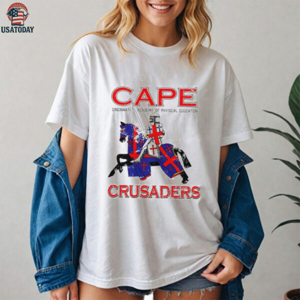 CAPE Crusaders Cincinnati academy of physical eduction shirt