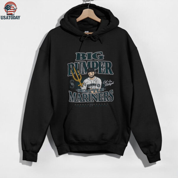 Cal Raleigh Navy Seattle Mariners Player Graphic T Shirt