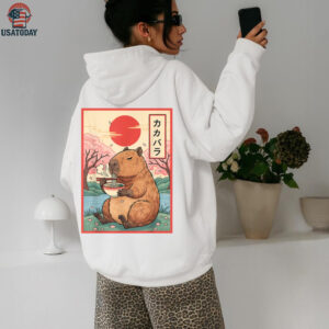 Capybara Anime Graphic Ra Kawaii Japanese Vintage Capy Shirt