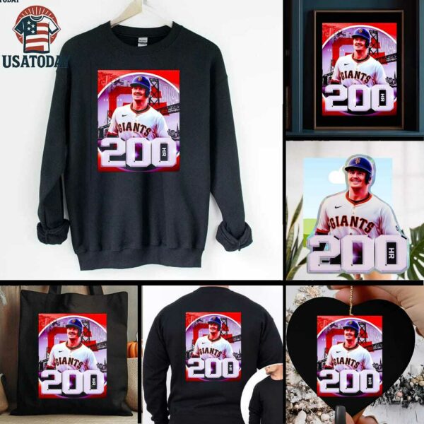 Career Home Run No. 200 For Matt Chapman San Francisco Giants MLB shirt