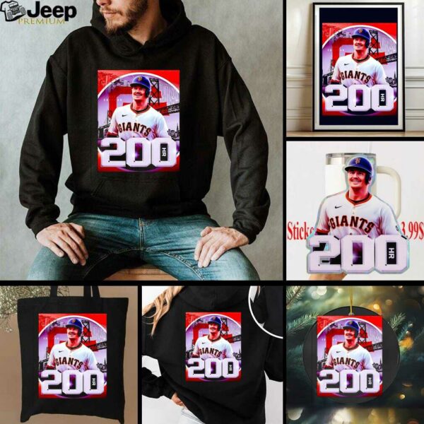 Career Home Run No. 200 For Matt Chapman San Francisco Giants MLB shirt