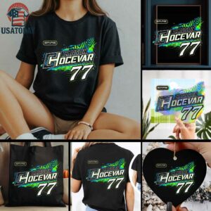 Carson Hocevar Spire Motorsports Black Lifestyle T Shirt