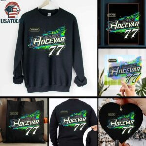 Carson Hocevar Spire Motorsports Black Lifestyle T Shirt