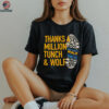 Celebrate thanks a million Tunch and Wolf walk for the homeless T shirts