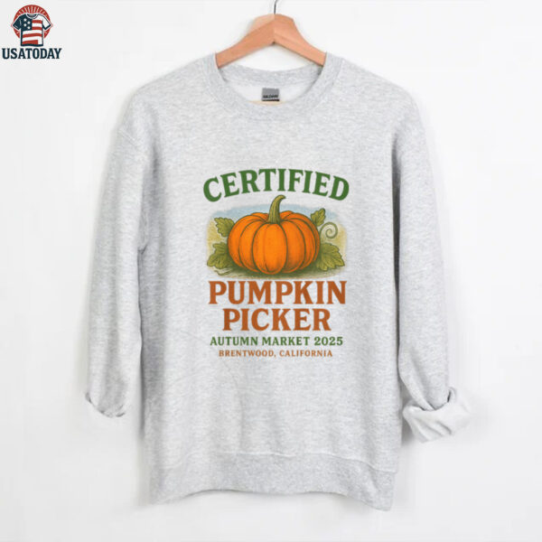 Certified Pumpkin Picker – Fall Shirt