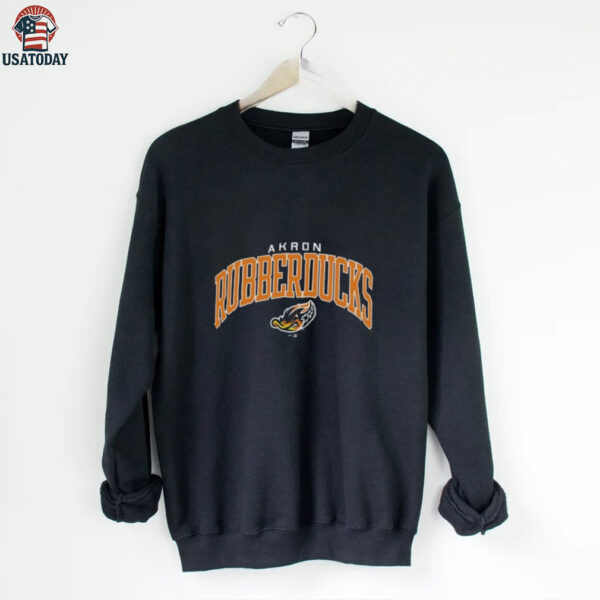 Champion Akron RubberDucks Black Jersey Short Sleeve T Shirt