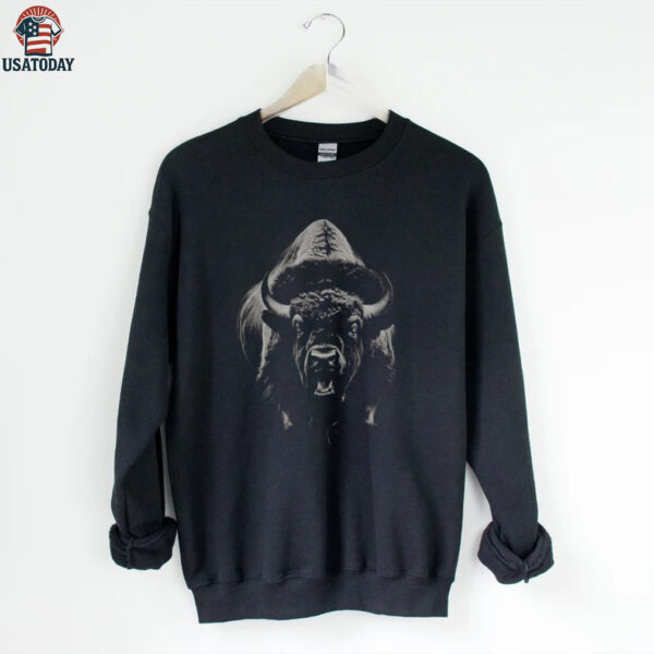Charging Buffalo Majestic Bison Graphic shirt