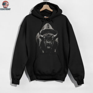 Charging Buffalo Majestic Bison Graphic shirt