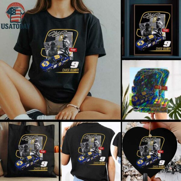 Chase Elliott Hendrick Motorsports Collection Navy NAPA T Shirts