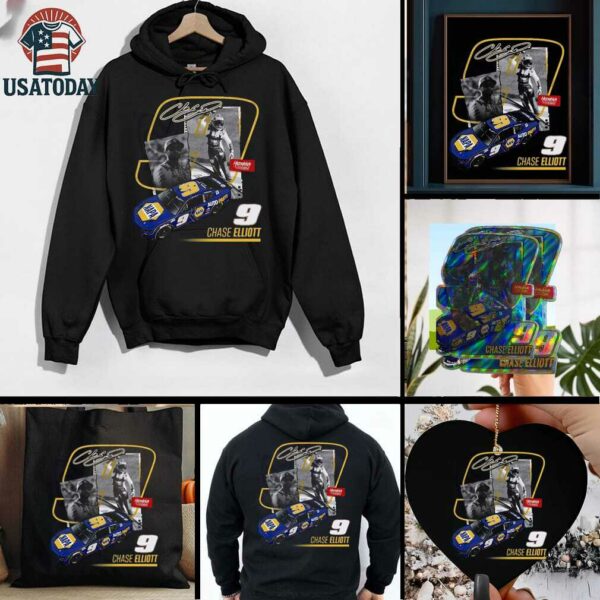 Chase Elliott Hendrick Motorsports Collection Navy NAPA T Shirts