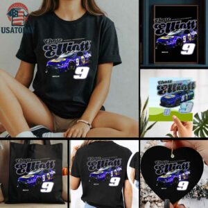 Chase Elliott Hendrick Motorsports Team Collection Black Shirt