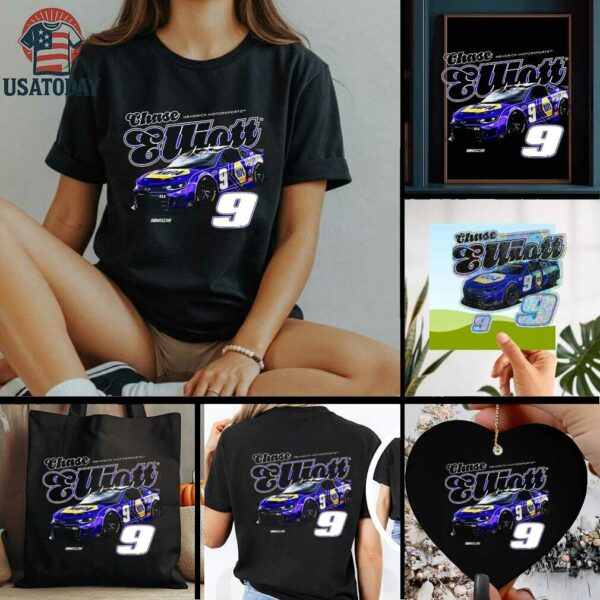 Chase Elliott Hendrick Motorsports Team Collection Black Shirt