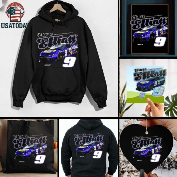 Chase Elliott Hendrick Motorsports Team Collection Black Shirt