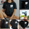 Ryan Blaney Checkered Flag Sports Black 2025 NASCAR Cup Series Playoffs Menards T Shirt