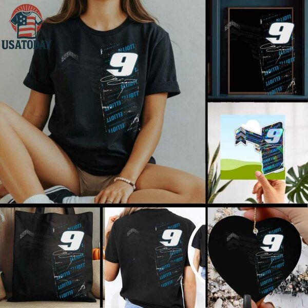 Chase Elliott Hendrick Motorsports Team Collection Car T Shirt