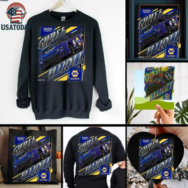 Chase Elliott Hendrick Motorsports Team Collection Car T Shirts