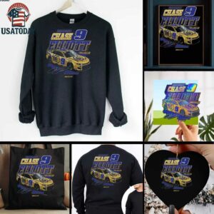 Chase Elliott Hendrick Motorsports Team Collection NAPA 100th Anniversary Car T Shirts
