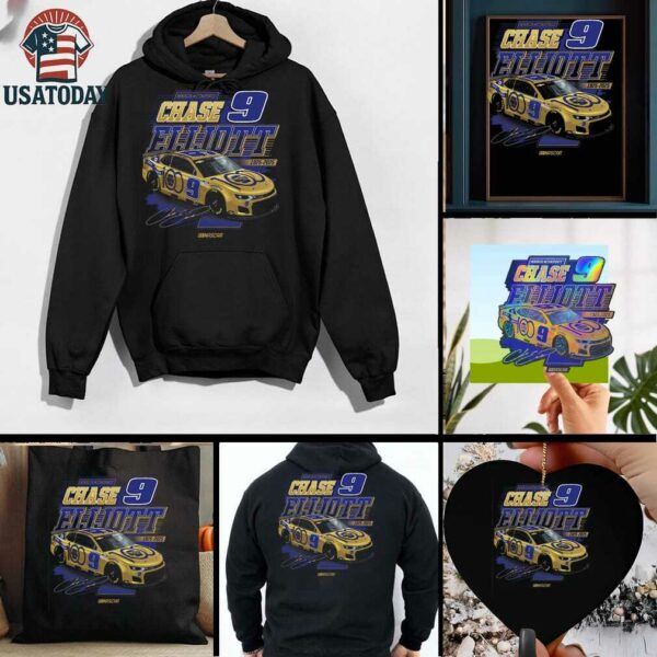 Chase Elliott Hendrick Motorsports Team Collection NAPA 100th Anniversary Car T Shirts