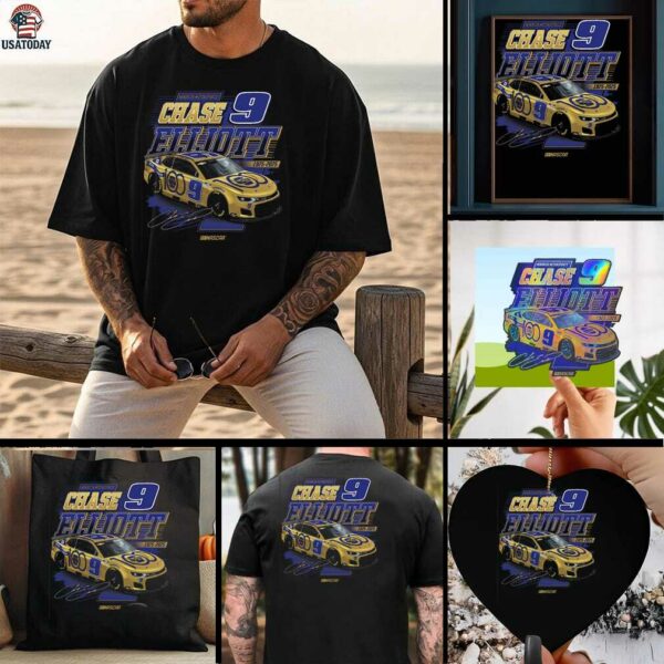 Chase Elliott Hendrick Motorsports Team Collection NAPA 100th Anniversary Car T Shirts