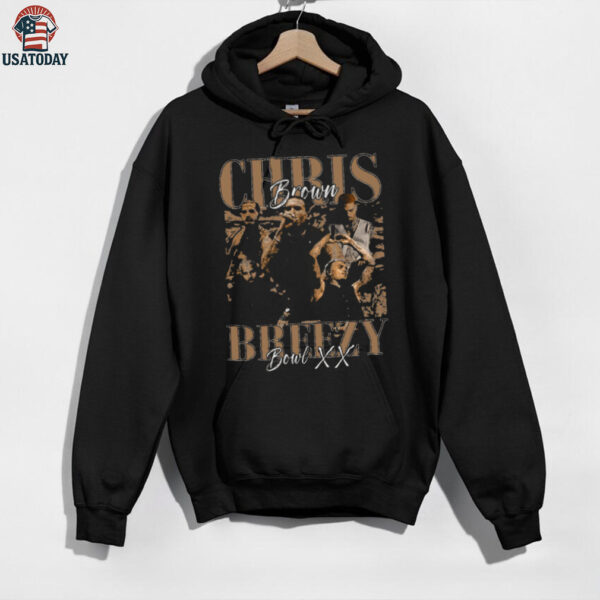 Chris Brown Breezy Bowl XX Tour Vintage Shirt