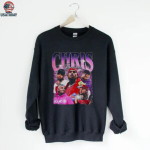Chris Brown Y2K Hip Hop Retro Breezy 2000s R&B Music Concert Shirt