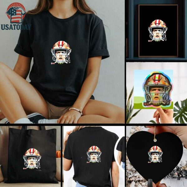 Christian McCaffrey 49ers Football Big Head Signature shirt