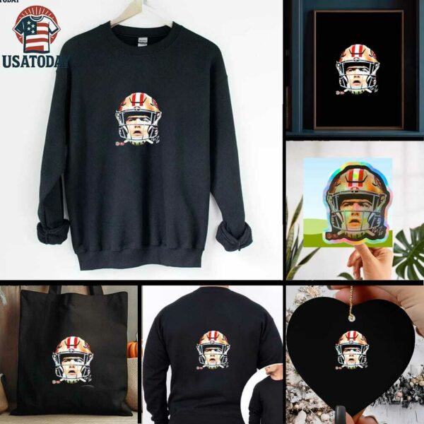 Christian McCaffrey 49ers Football Big Head Signature shirt