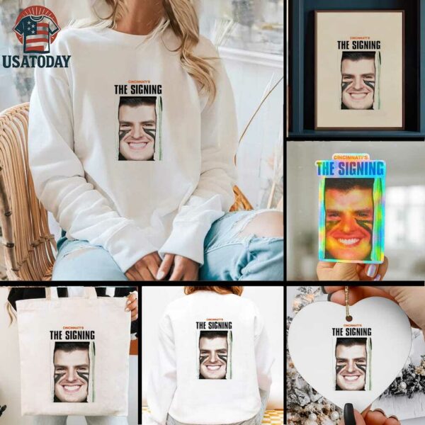 Cincinnati’s The Signing Trey Hendrickson is back shirt