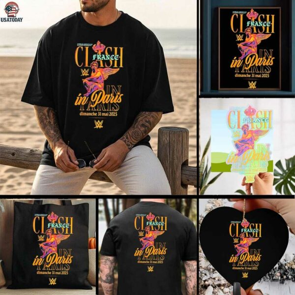 Clash In Paris France Wrestling Event 2025 WWE shirt