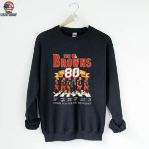 Cleveland Browns 80 years 1946 2026 thank you for the memories shirt