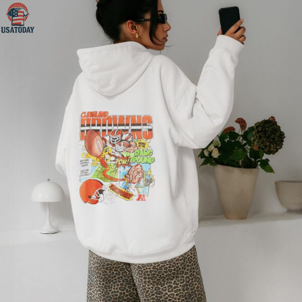 Cleveland Browns football NFL touchdown comic shirt