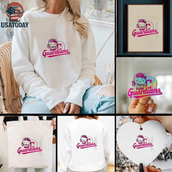 Cleveland Guardians Hello Kitty 2025 Baseball shirt
