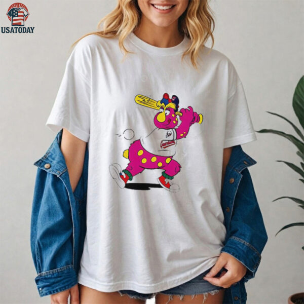 Cleveland Guardians Pink Mascot player shirt