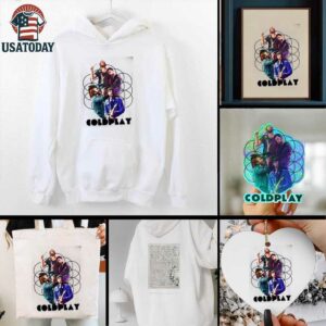 Coldplay 2025 2 Slide Music Of The Spheres Tour Shirt