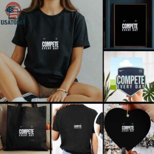 Compete Every Day Dallas Cowboys 2 sided t shirt