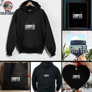 Compete Every Day Dallas Cowboys 2 sided t shirt
